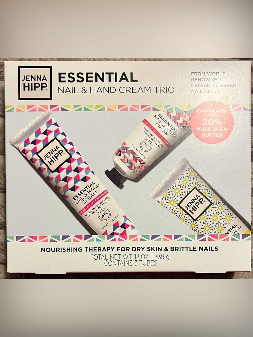 Jenna Hipp Essential Nail & Hand Cream Trio - Multicolor
